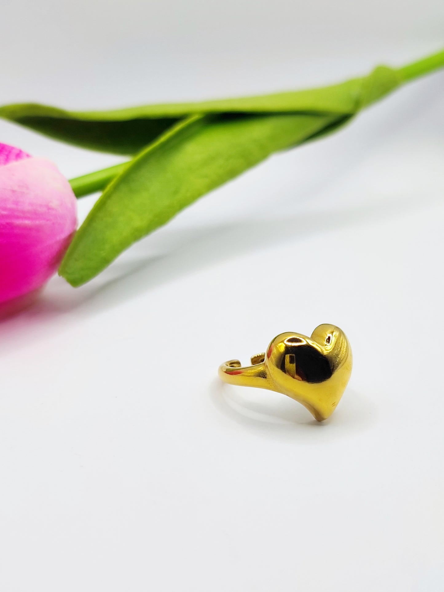 Anello Cuore bombato