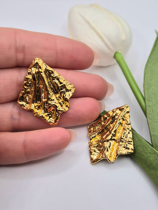 Orecchini Foglia D'Oro