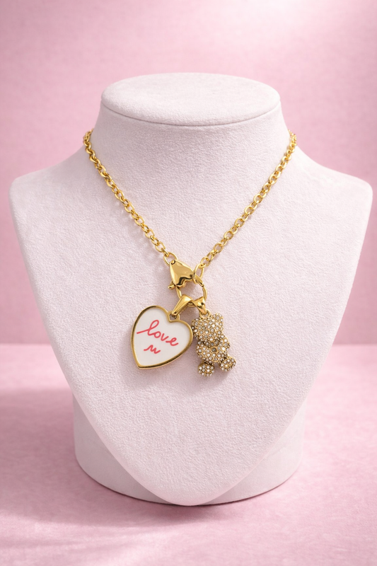 Collana Teddy Love Gold