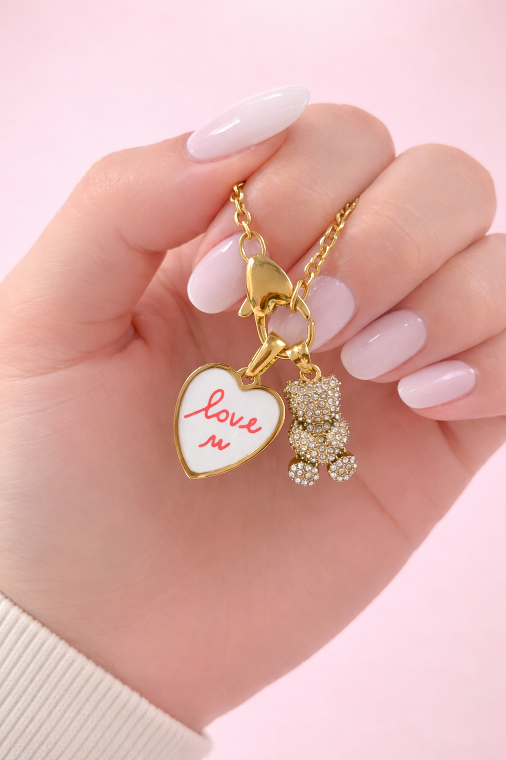 Collana Teddy Love Gold