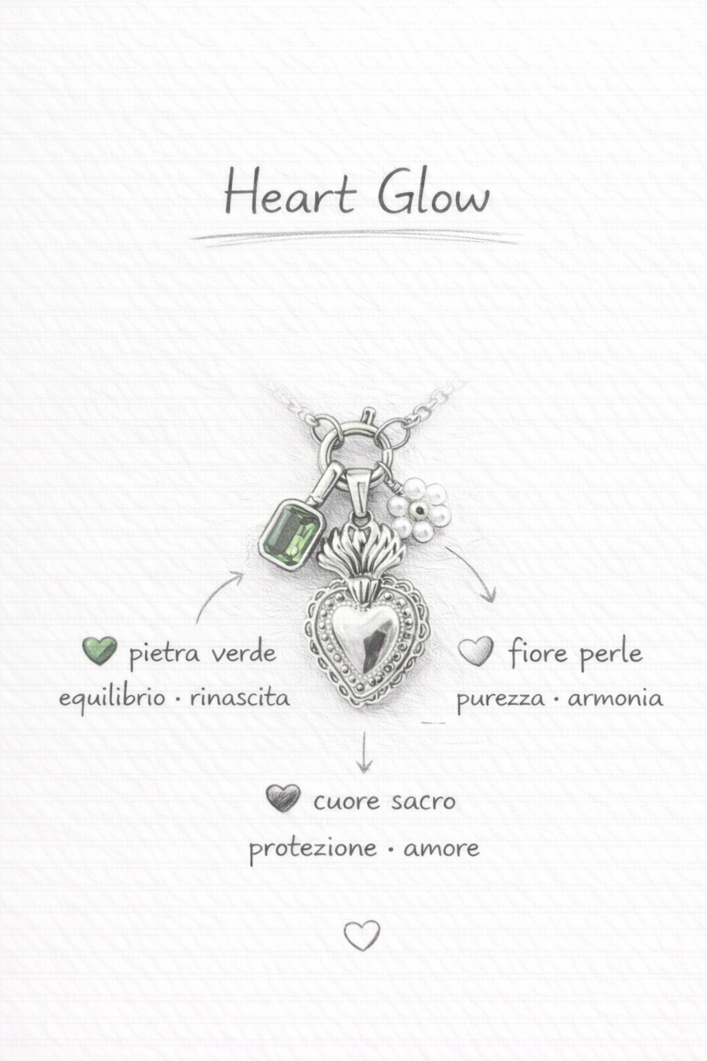 Collana Heart Glow
