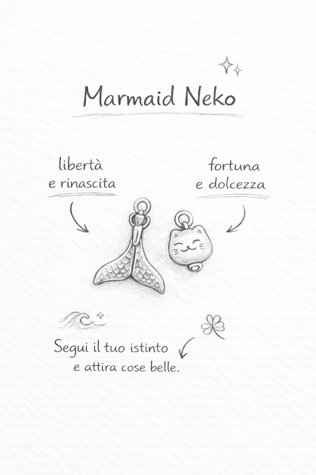 Collana Marmaid Neko