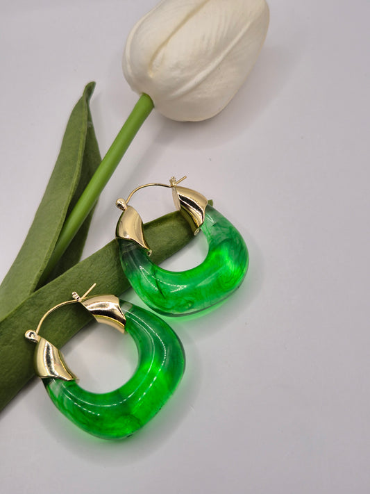 Orecchini Aurelia Green